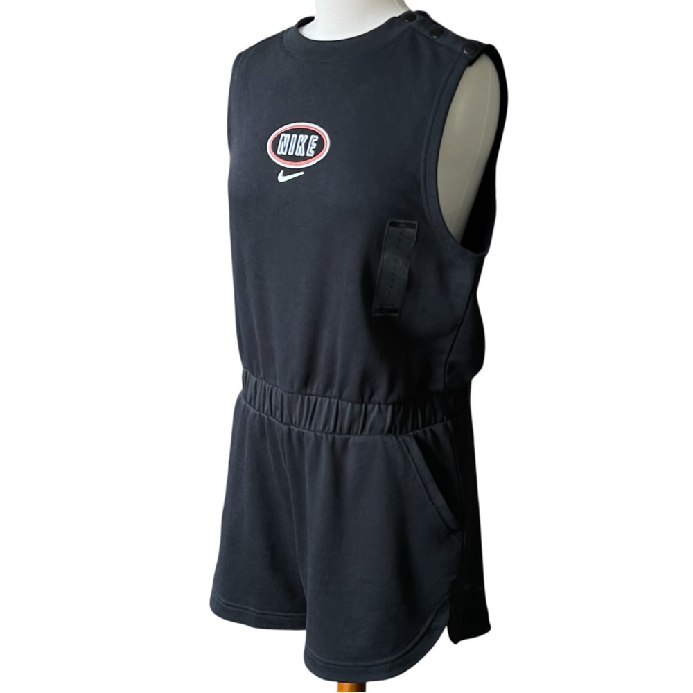 Nike Sportswear Black Varsity One-Piece Romper Size Large NWT - Picture 4 of 16